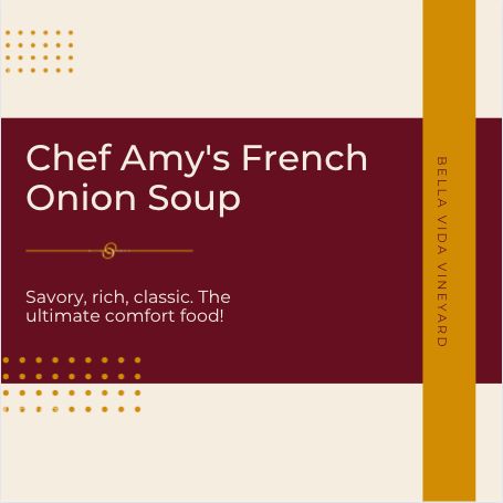 Recipe: Chef Amy's French Onion Soup