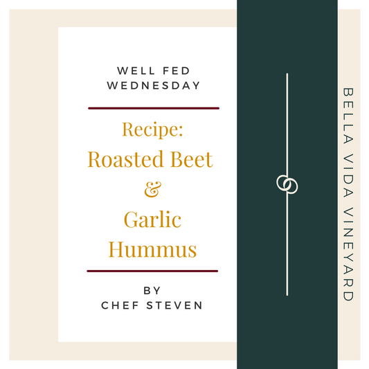 Chef Steven's Roasted Beet & Garlic Hummus Recipe